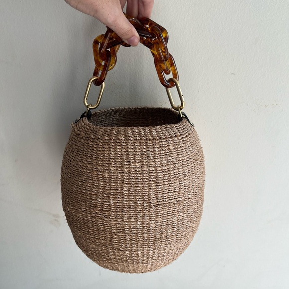 CLARE V Pot de Miel Straw Bag - Picture 2 of 9